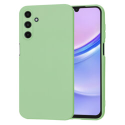 Husa silicon Samsung Galaxy A15 4G Techsuit SoftFlex, verde deschis