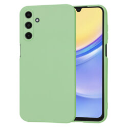 Husa silicon Samsung Galaxy A15 5G Techsuit SoftFlex, verde deschis