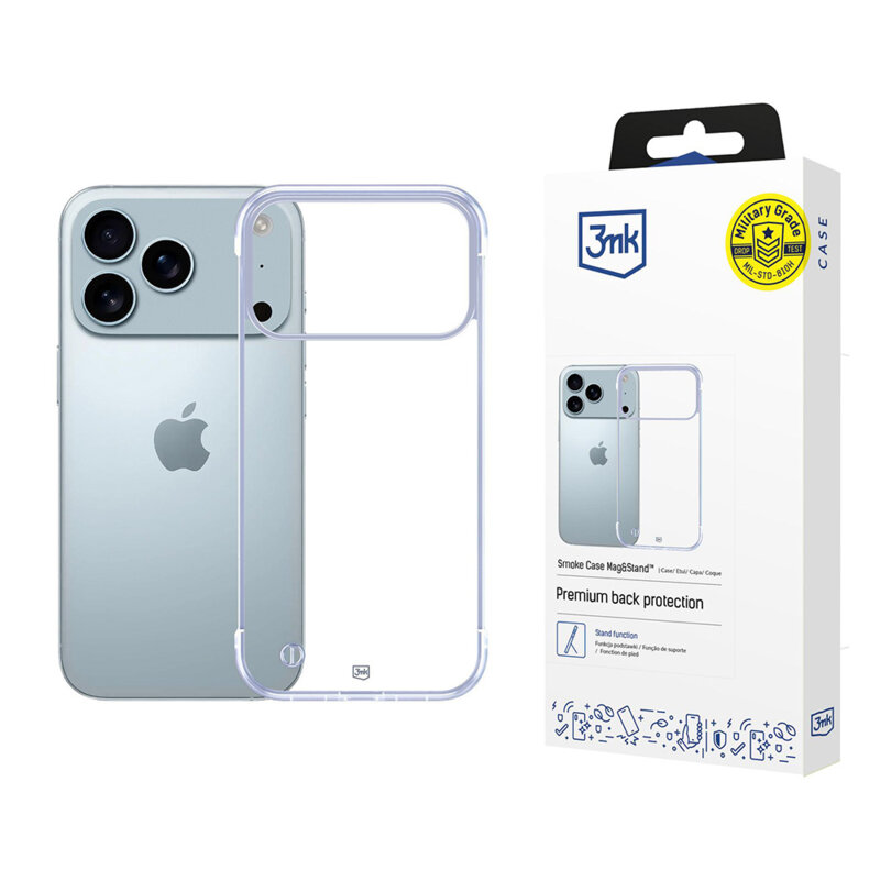 Husa iPhone 17 Pro Max 3mk Just20g Clear Case, Transparent