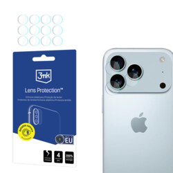 [Pachet 4x] Folie iPhone 17 Pro Max 3mk Lens Protection, transparenta