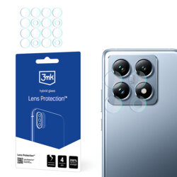 [Pachet 4x] Folie Xiaomi 14T Pro 3mk Lens Protection, transparenta