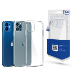 Husa iPhone 12 Pro 3mk Clear Case, Transparent