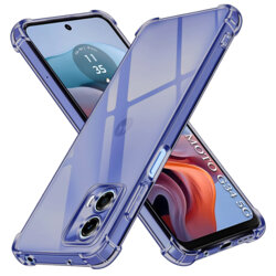 Husa Motorola Moto G34 Techsuit Shockproof Clear Silicone, fumuriu