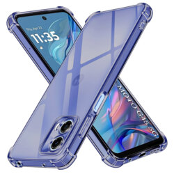 Husa Motorola Moto G45 Techsuit Shockproof Clear Silicone, fumuriu