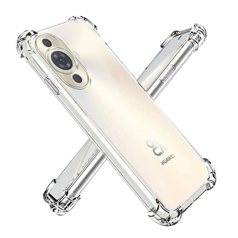 Husa Huawei nova 11 Techsuit Shockproof Clear Silicone, transparenta