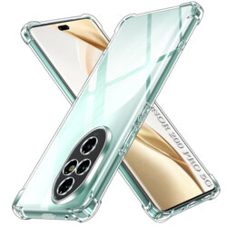 Husa Honor 200 Pro Techsuit Shockproof Clear Silicone, transparenta