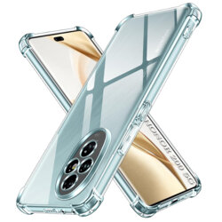 Husa Honor 200 Techsuit Shockproof Clear Silicone, transparenta