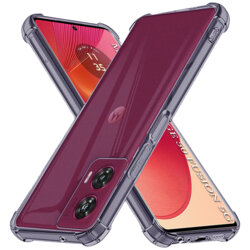 Husa Motorola Edge 50 Fusion Techsuit Shockproof Clear Silicone, fumuriu