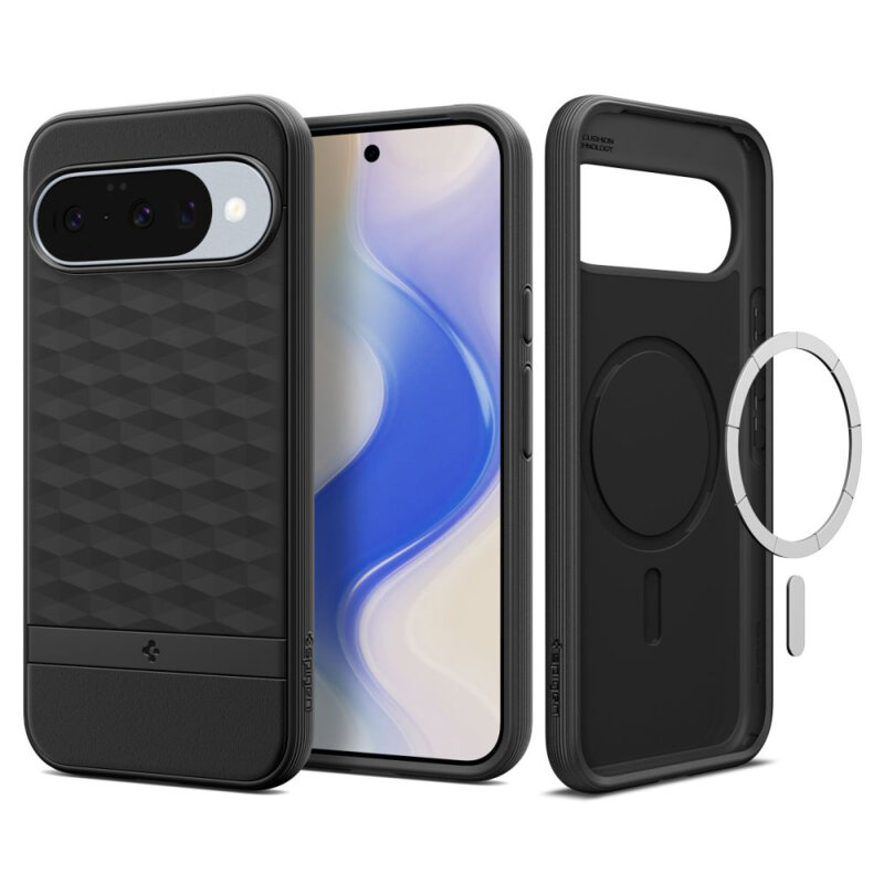 Husa Google Pixel 10 Spigen Caseology Parallax MagSafe, negru
