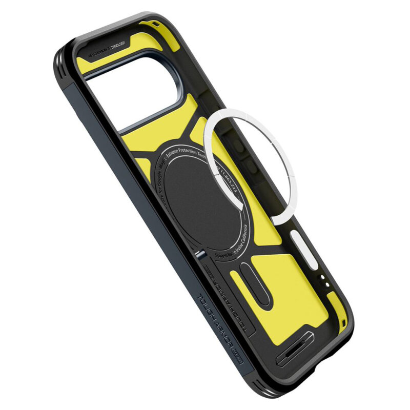 Husa Google Pixel 10 Pro Spigen Tough Armor, albastru