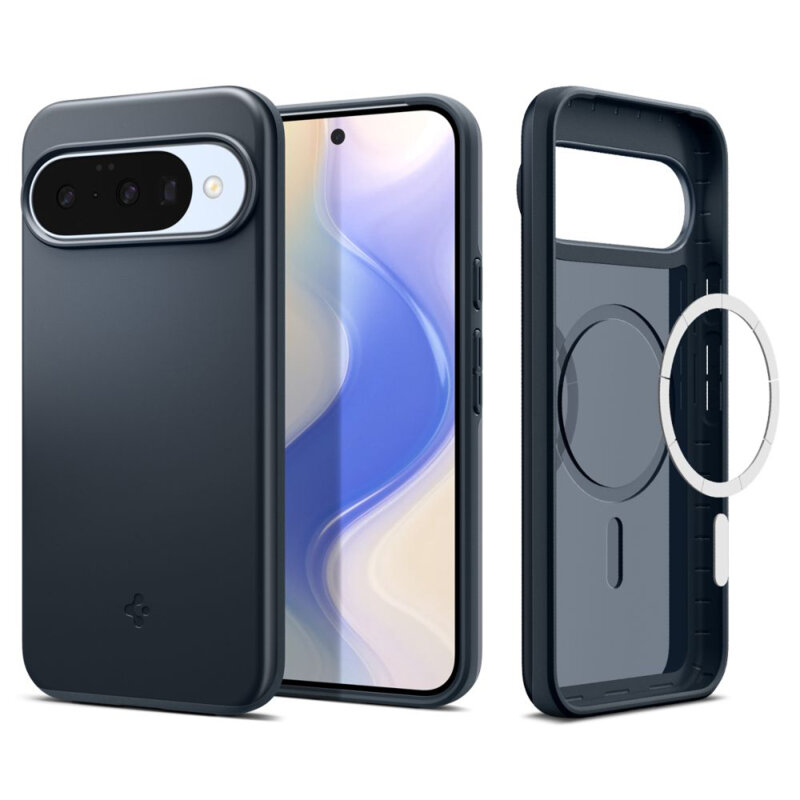 Husa Google Pixel 10 Spigen Thin Fit MagSafe, albastru inchis