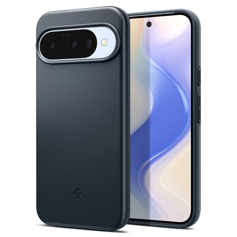 Husa Google Pixel 10 Pro Spigen Thin Fit, albastru inchis