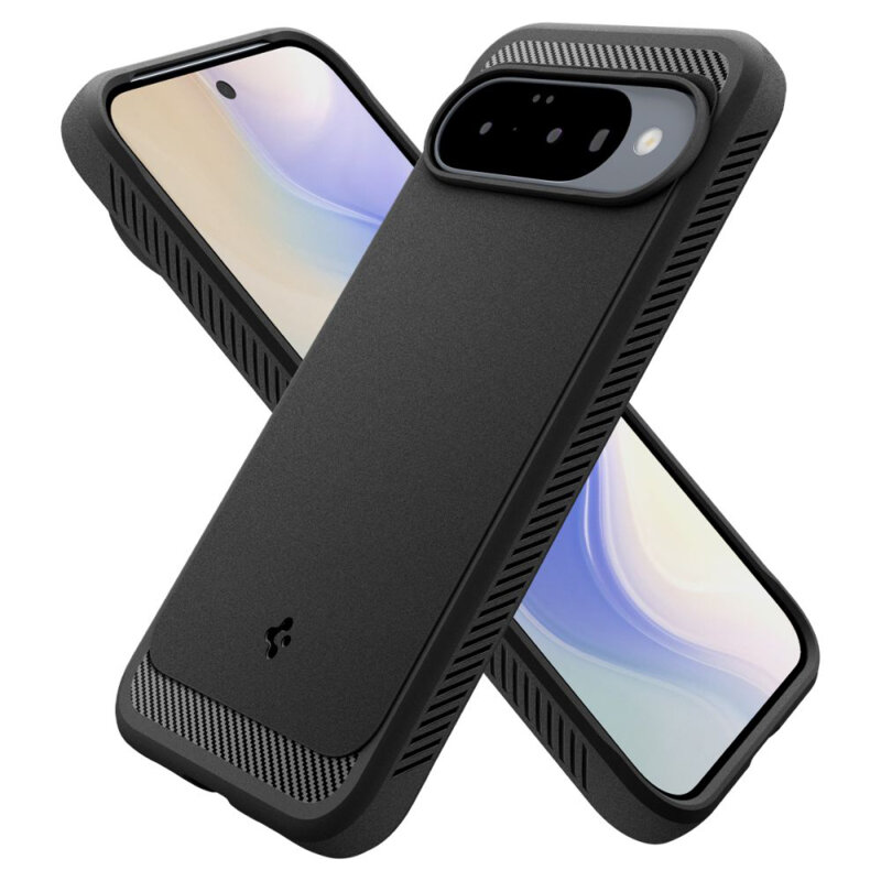 Husa Google Pixel 10 Spigen Rugged Armor MagSafe, negru