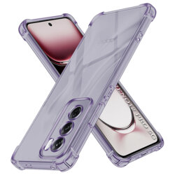 Husa Oppo Reno12 Pro Techsuit Shockproof Clear Silicone, fumuriu