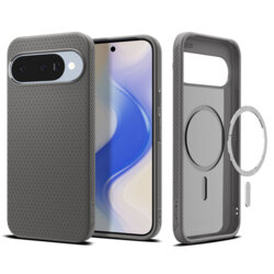 Husa Google Pixel 10 Spigen Liquid Air MagSafe, cenusiu