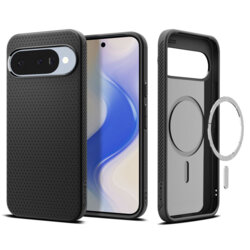 Husa Google Pixel 10 Spigen Liquid Air MagSafe, negru