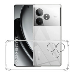 Husa Realme GT 6 Techsuit Shockproof Clear Silicone, transparenta