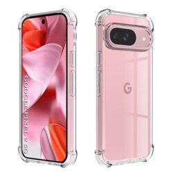 Husa Google Pixel 9 Techsuit Shockproof Clear Silicone, transparenta