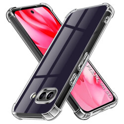 Husa Google Pixel 9a Techsuit Shockproof Clear Silicone, transparenta