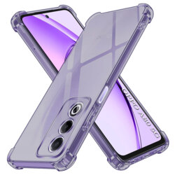 Husa Oppo A80 5G Techsuit Shockproof Clear Silicone, fumuriu