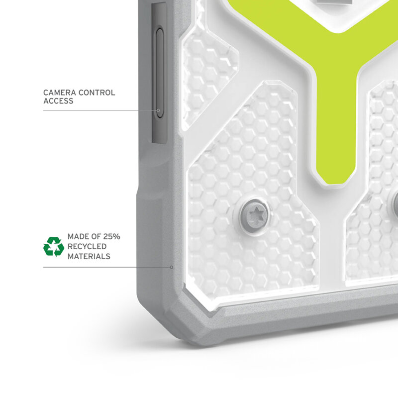 Husa iPhone 17 Pro UAG Pathfinder Clear MagSafe, Active Neon