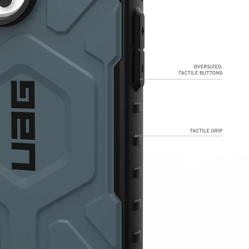 Husa iPhone 17 Pro Max UAG Pathfinder MagSafe, Olive Drab — detaliu final