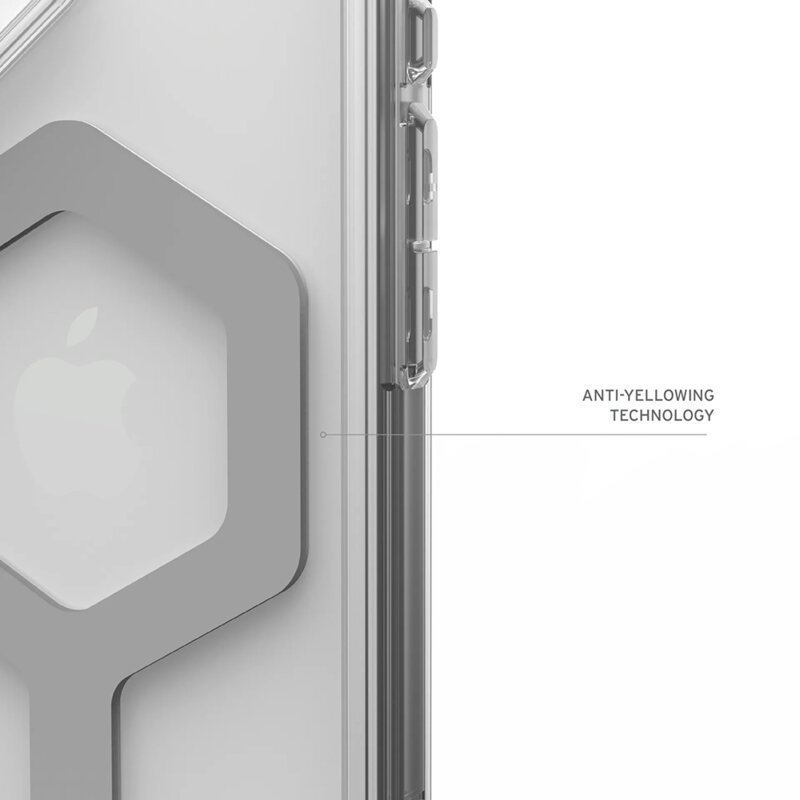 Husa iPhone 17 UAG Plyo MagSafe, Ice White
