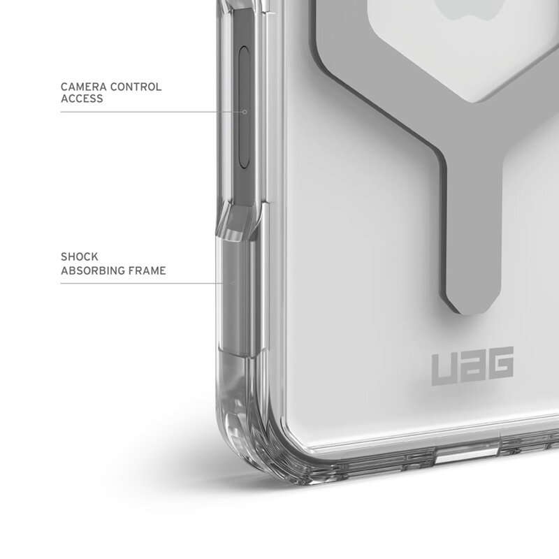 Husa iPhone 17 UAG Plyo MagSafe, Ice White