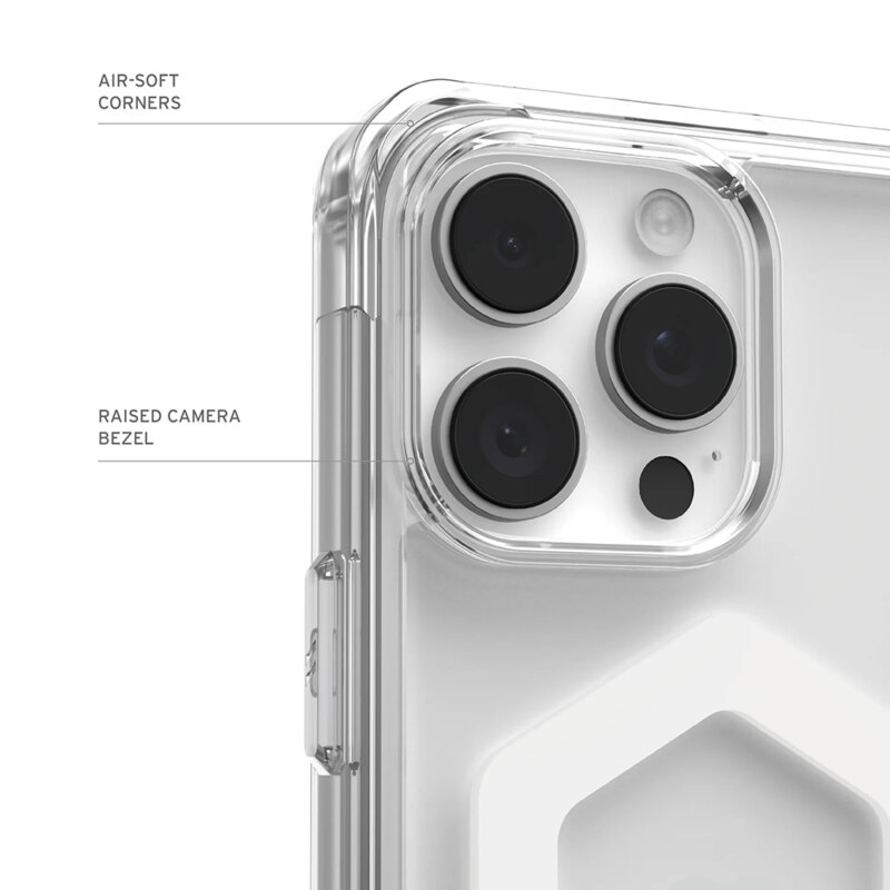 Husa iPhone 17 Pro Max UAG Plyo MagSafe, Ice White
