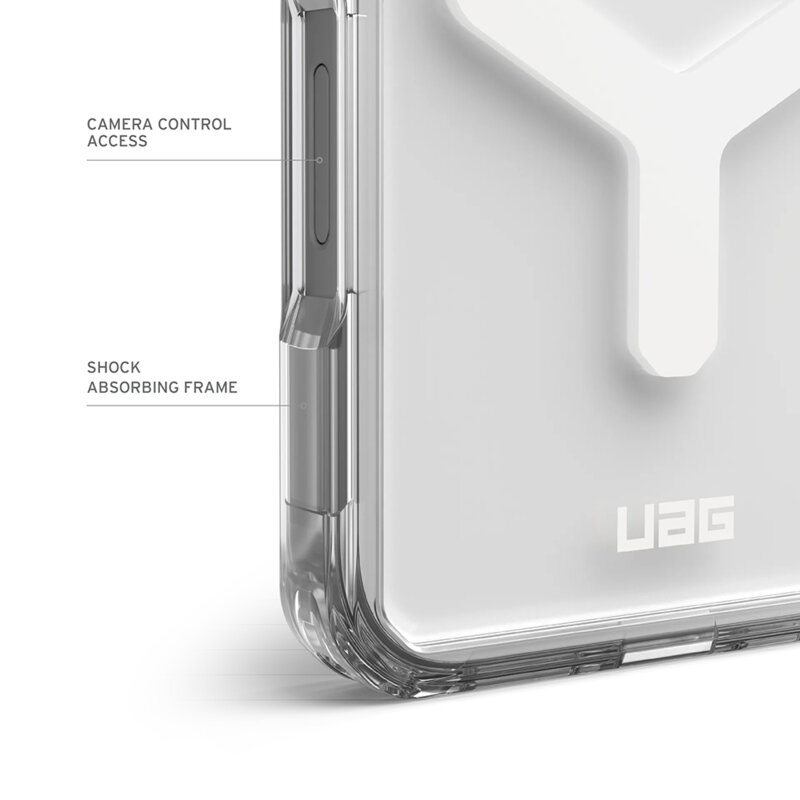 Husa iPhone 17 Pro UAG Plyo MagSafe, Ice White