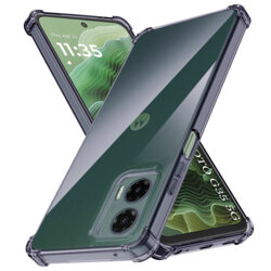 Husa Motorola Moto G35 Techsuit Shockproof Clear Silicone, fumuriu