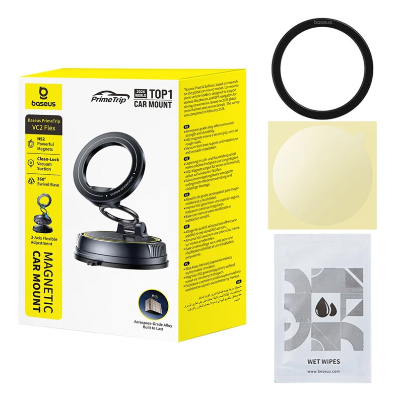 Suport auto magnetic prindere bord, parbriz Baseus, C0013803