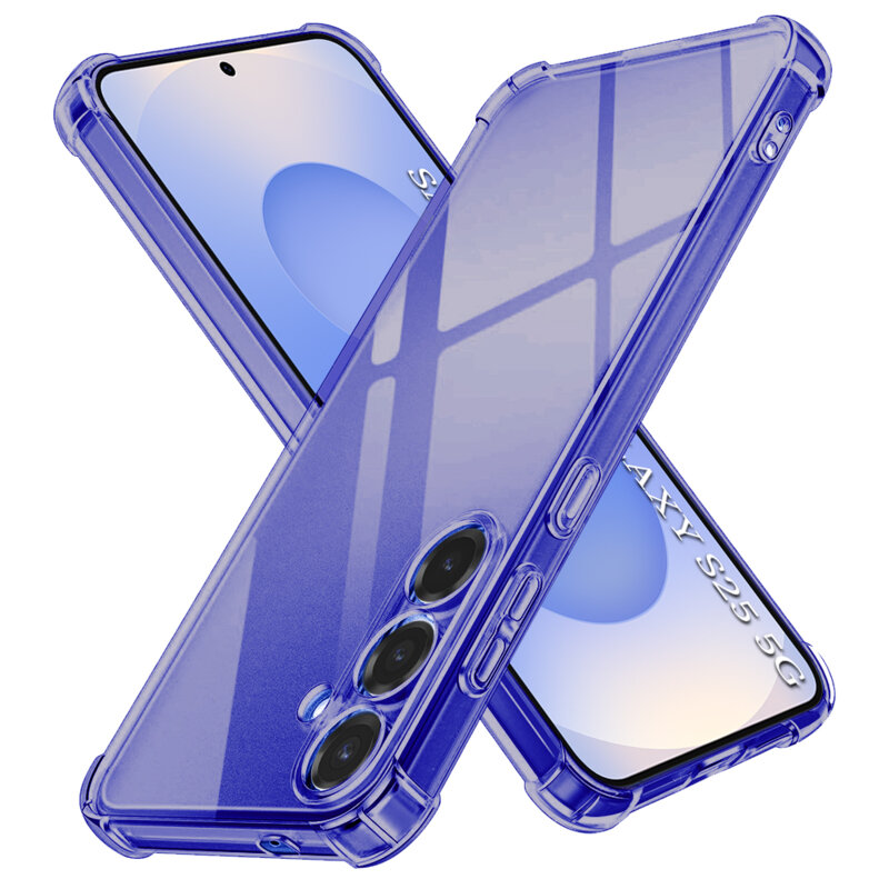 Husa Samsung Galaxy S25 Techsuit Shockproof Clear Silicone, fumuriu