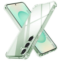 Husa Samsung Galaxy S25 Plus Techsuit Shockproof Clear Silicone, transparenta