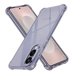 Husa Samsung Galaxy S25 Edge Techsuit Shockproof Clear Silicone, fumuriu