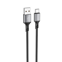 Cablu de date USB la Type-C 3A, 1m Borofone Famous, negru, BX83
