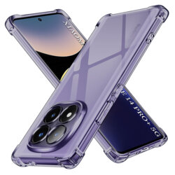 Husa Xiaomi Redmi Note 14 Pro+ 5G Techsuit Shockproof Clear Silicone, fumuriu