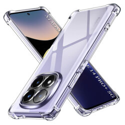 Husa Xiaomi Redmi Note 14 Pro+ 5G Techsuit Shockproof Clear Silicone, transparenta