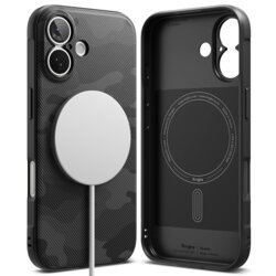 Husa iPhone 17 Ringke Onyx MagSafe, camuflaj