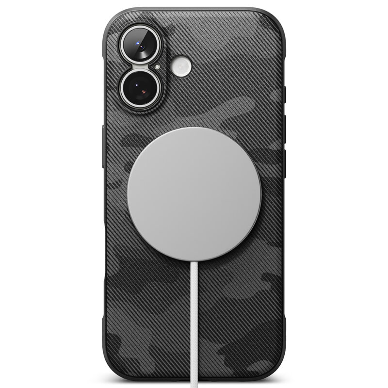 Husa iPhone 17 Ringke Onyx MagSafe, camuflaj