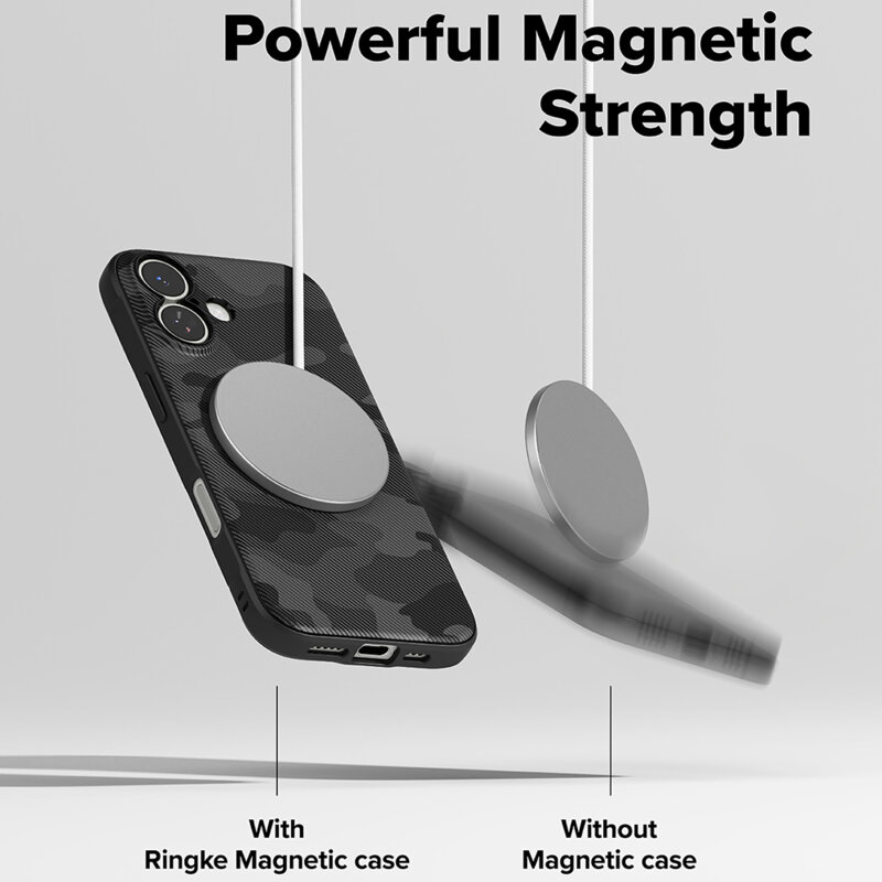 Husa iPhone 17 Ringke Onyx MagSafe, camuflaj