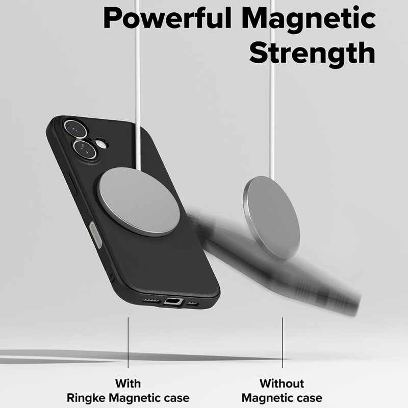 Husa iPhone 17 Ringke Onyx MagSafe, negru