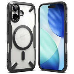 Husa iPhone 17 Ringke Fusion X MagSafe, negru