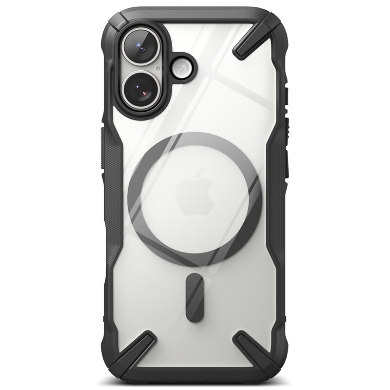 Husa iPhone 17 Ringke Fusion X MagSafe, negru