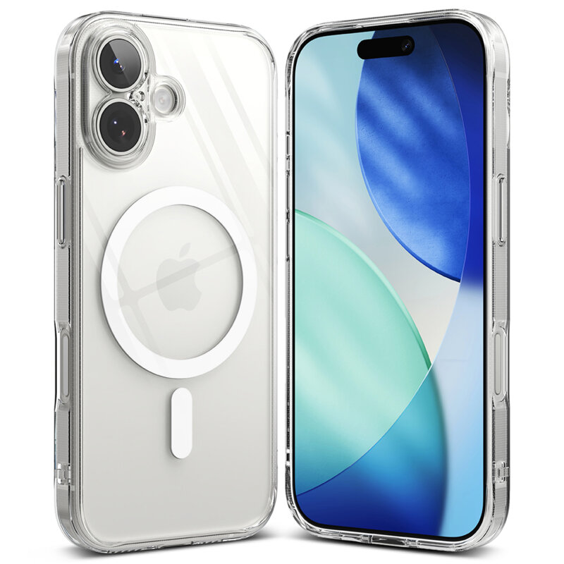 Husa iPhone 17 Ringke Fusion MagSafe, transparenta