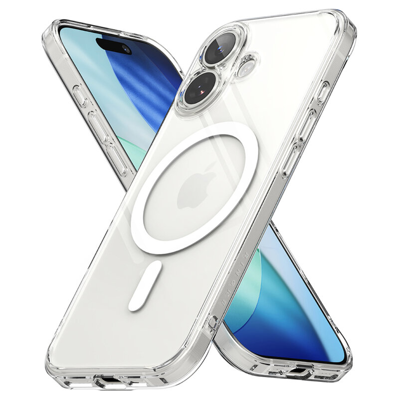 Husa iPhone 17 Ringke Fusion MagSafe, transparenta