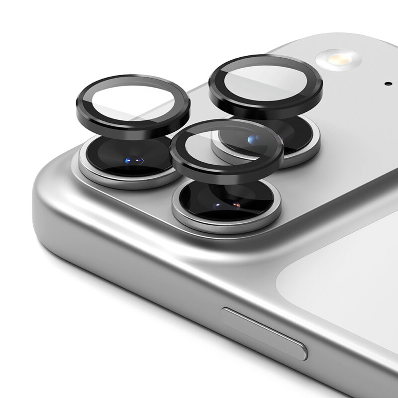 Folie sticla camera iPhone 17 Pro Ringke Camera Lens Frame, negru