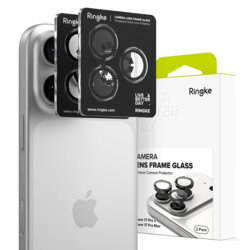 Folie sticla camera iPhone 17 Pro Ringke Camera Lens Frame, negru