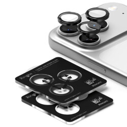 Folie sticla camera iPhone 17 Pro Max Ringke Camera Lens Frame, negru