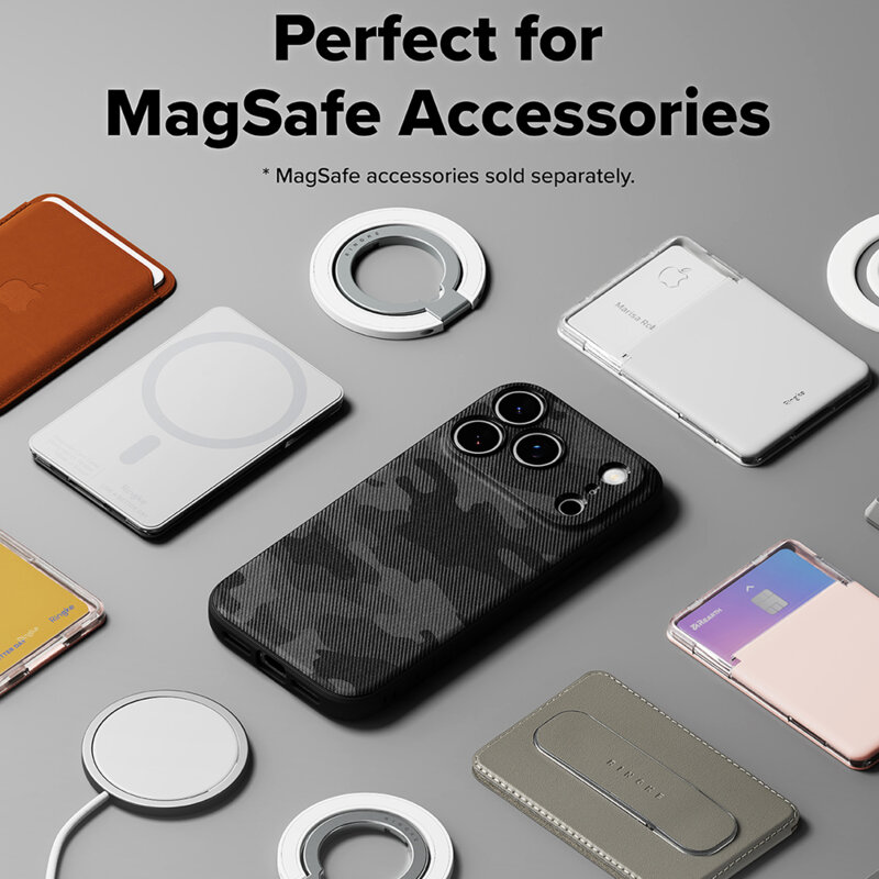 Husa iPhone 17 Pro Ringke Onyx MagSafe, camuflaj